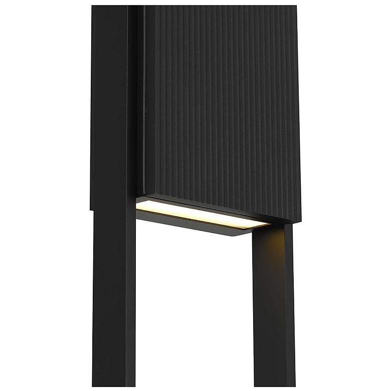 Image 5 Alteck Miami 32" High Sand Black LED Wall Sconce more views