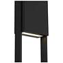 5_Alteck Miami 32" High Sand Black LED Wall Sconce more views