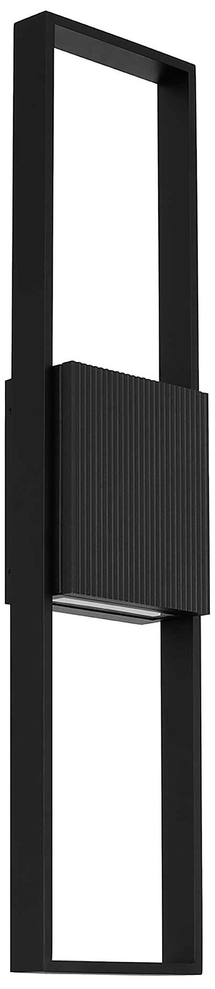 Image 2 Alteck Miami 32" High Sand Black LED Wall Sconce more views
