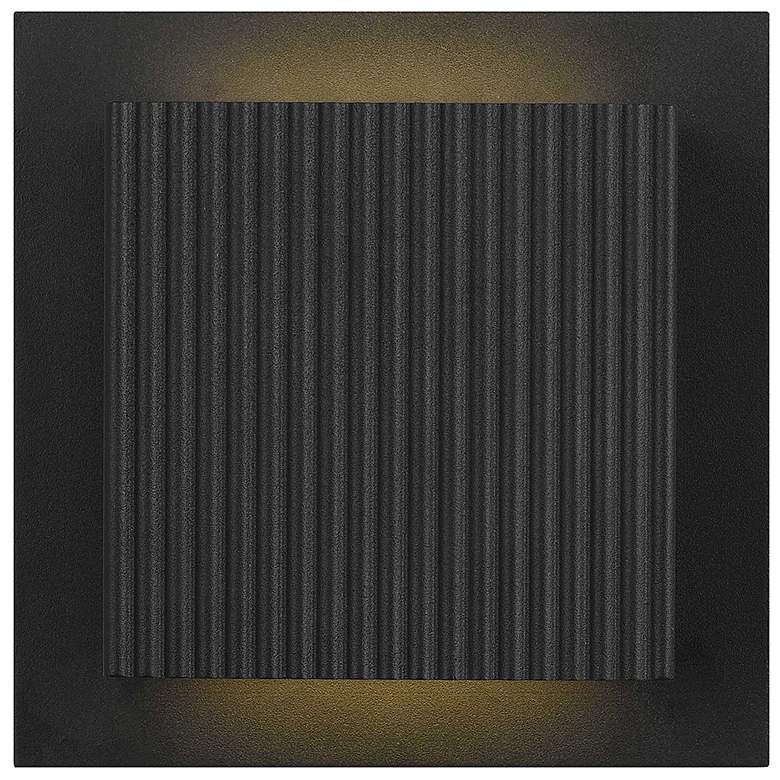 Image 3 Alteck Miami 6 1/4" High Sand Black LED Wall Sconce more views