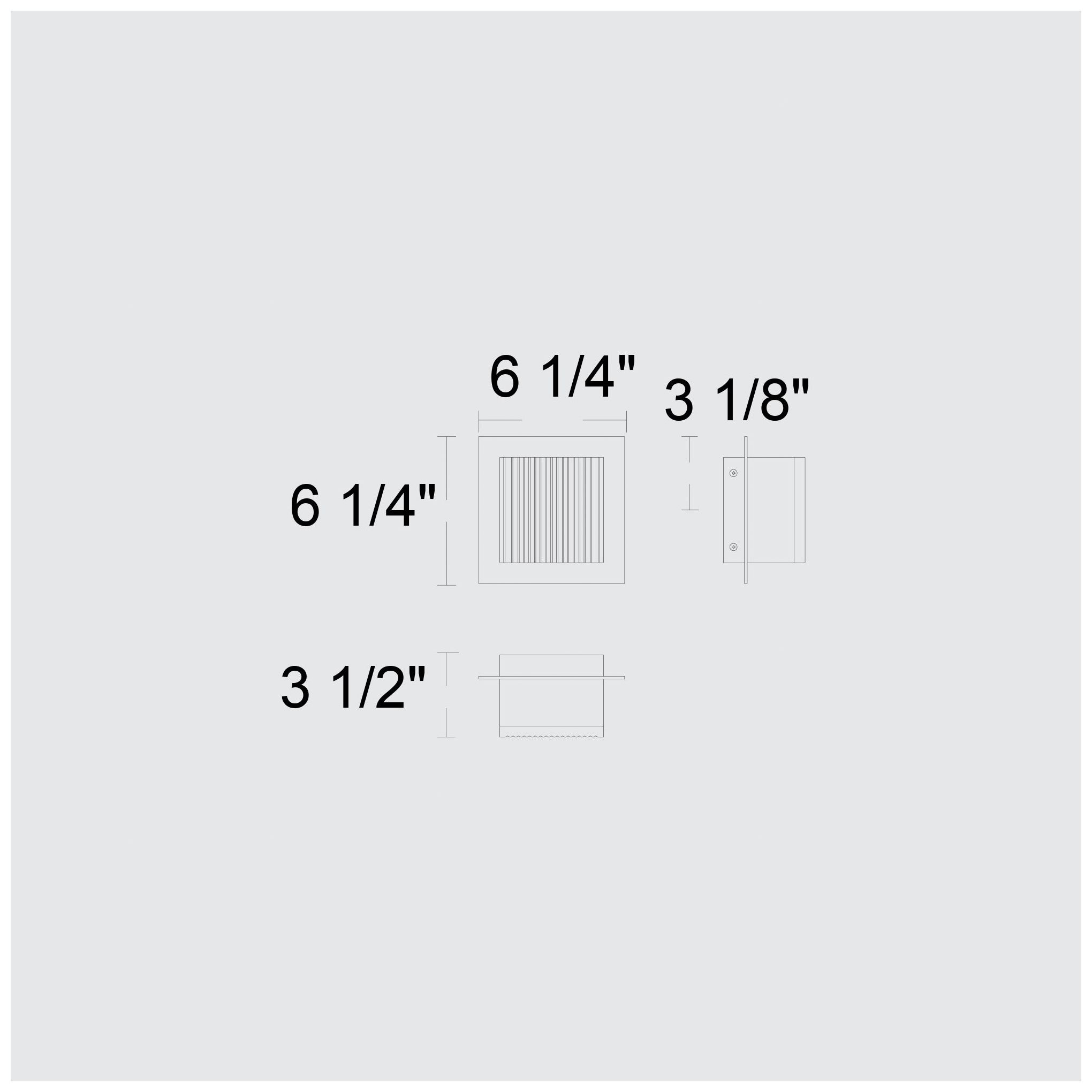 Image 7 Alteck Miami 6 1/4" High Sand Black LED Wall Sconce more views