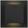 3_Alteck Miami 8" High Sand Black LED Wall Sconce more views