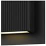 5_Alteck Miami 8" High Sand Black LED Wall Sconce more views