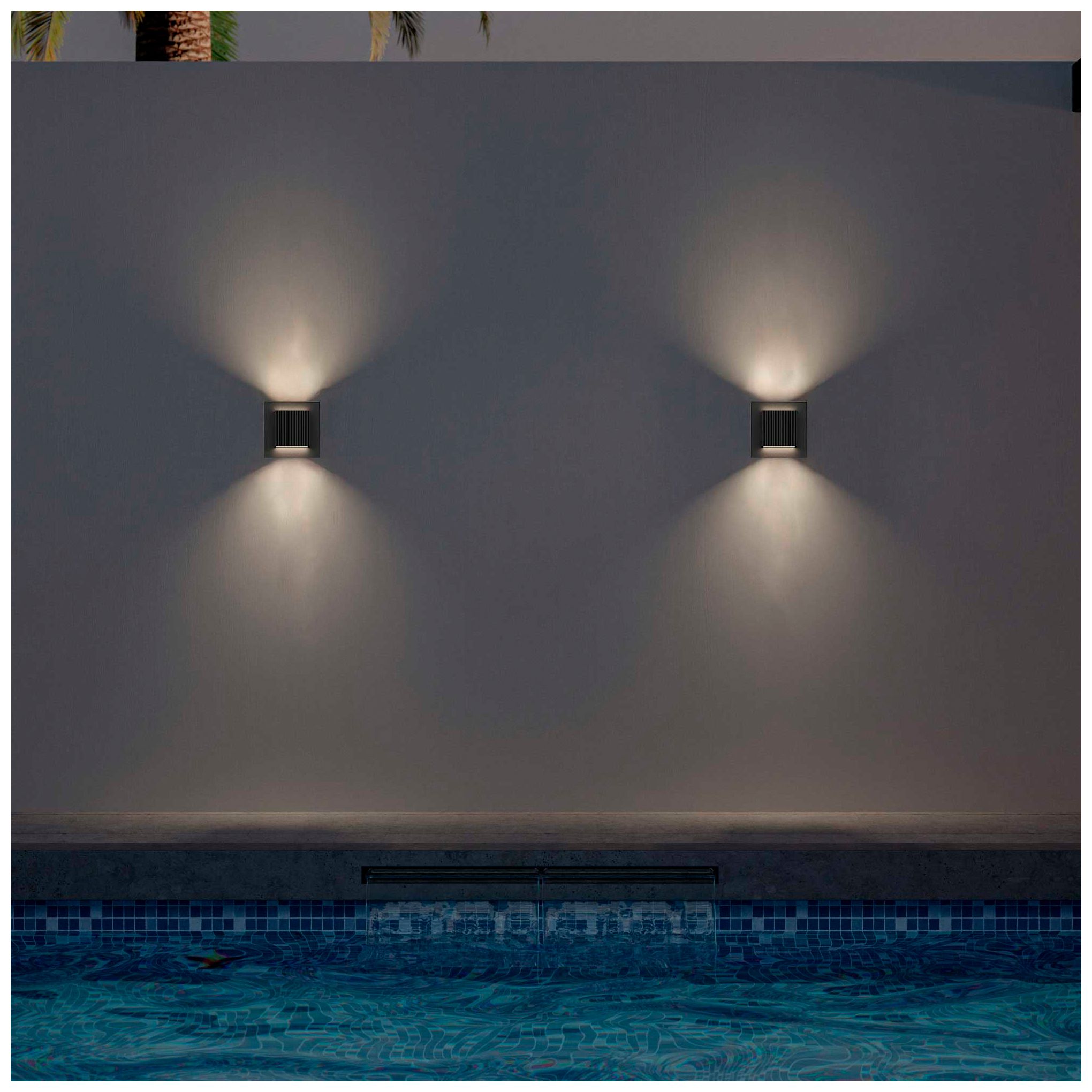 Image 6 Alteck Miami 8" High Sand Black LED Wall Sconce more views