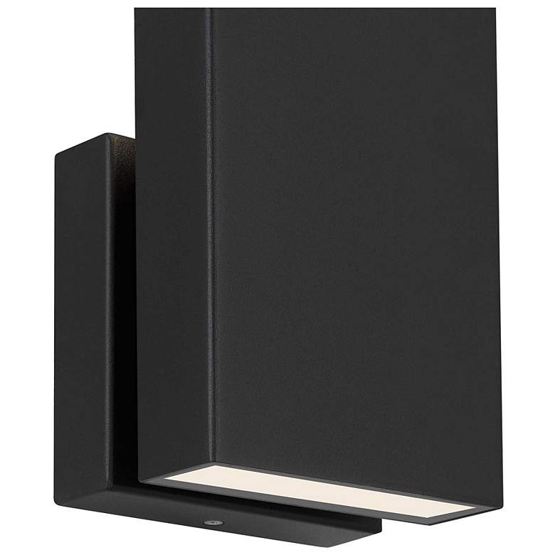 Image 4 Alteck Mille 12 3/4" High Sand Black LED Wall Sconce more views