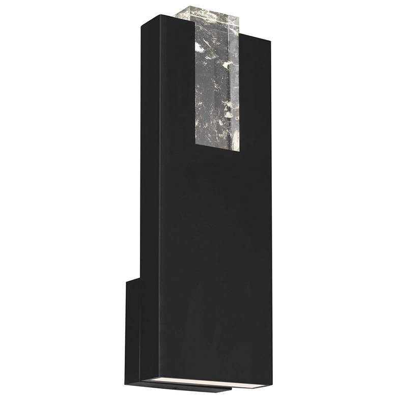 Image 1 Alteck Mille 18" High Sand Black LED Wall Sconce