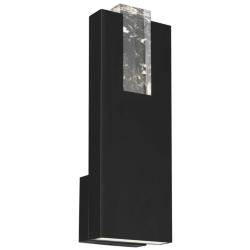 Alteck Mille 18" High Sand Black LED Wall Sconce