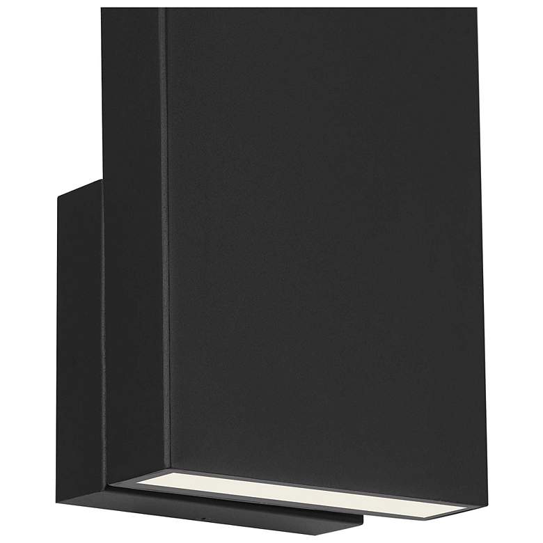 Image 3 Alteck Mille 18" High Sand Black LED Wall Sconce more views