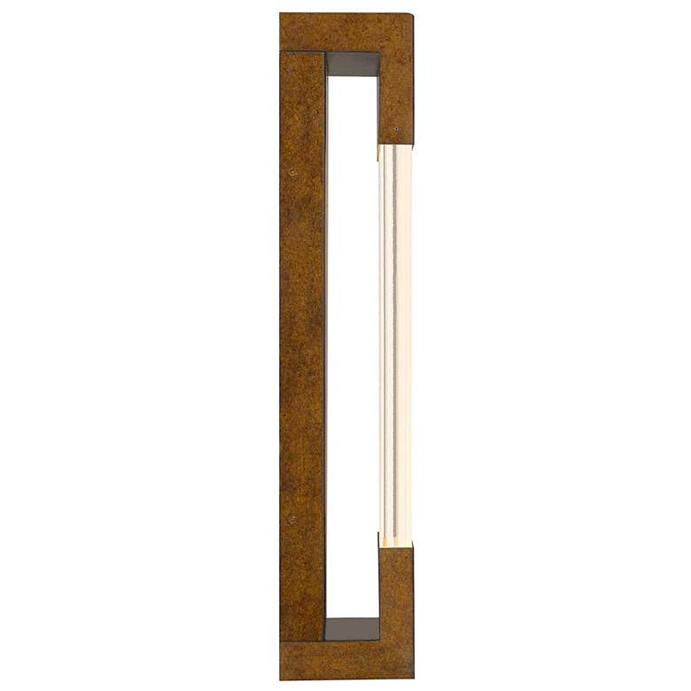 Image 4 Alteck Mystic 20" High Painted Patina Brass LED Wall Sconce more views