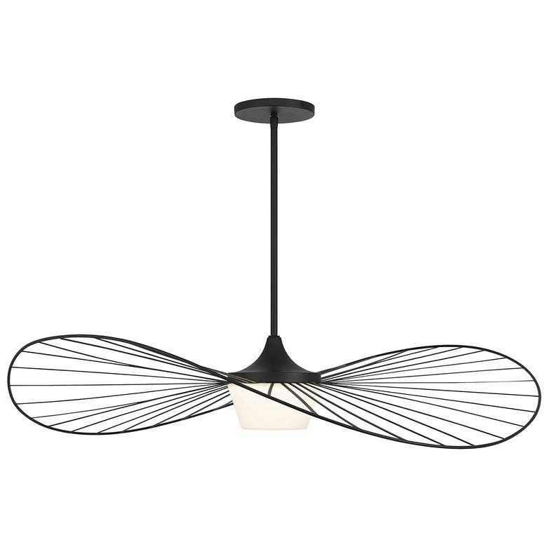 Image 1 Alteck New Wave 44" Sand Black LED Pendant