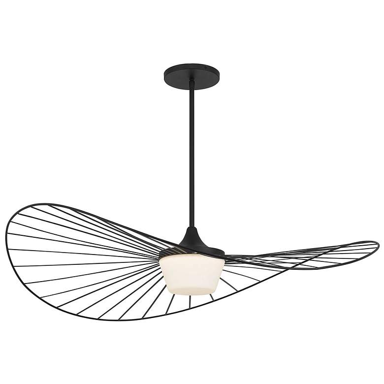 Image 3 Alteck New Wave 44" Sand Black LED Pendant more views