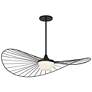 3_Alteck New Wave 44" Sand Black LED Pendant more views
