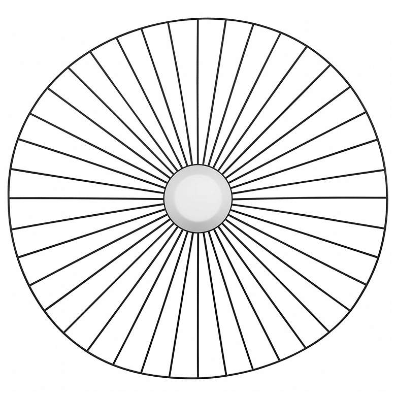 Image 5 Alteck New Wave 44" Sand Black LED Pendant more views