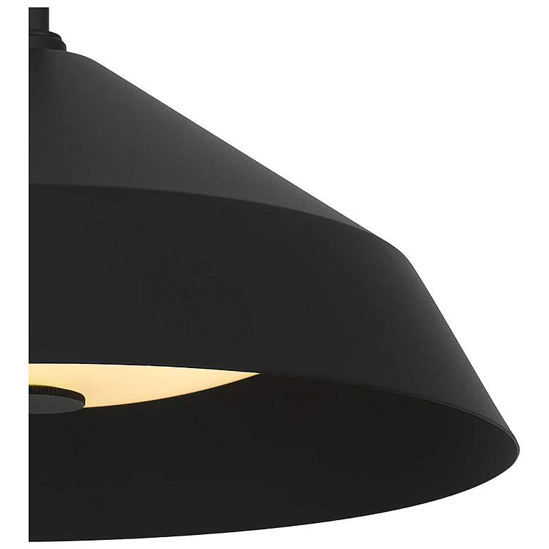 Image 5 Alteck Nin 14" Sand Black LED Pendant more views