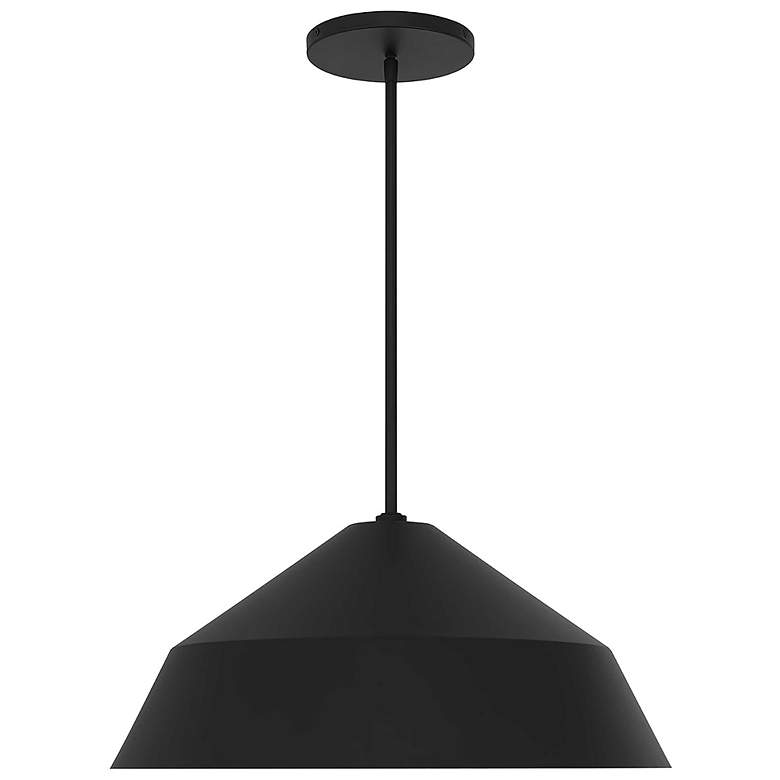 Image 3 Alteck Nin 22" Sand Black LED Pendant more views