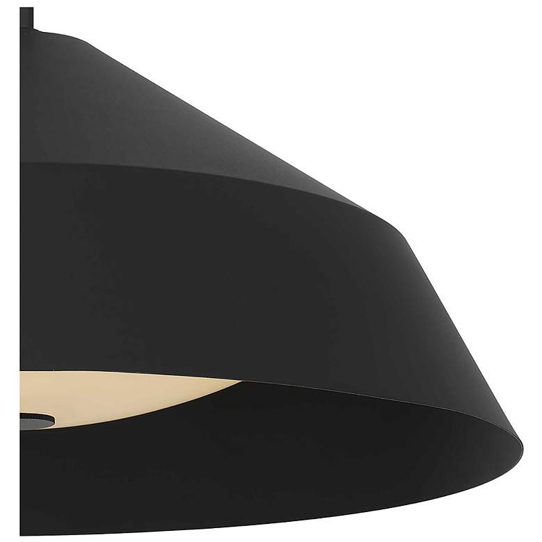Image 5 Alteck Nin 22" Sand Black LED Pendant more views