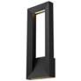 1_Alteck Paletto 22" High Sand Black LED Wall Sconce