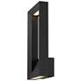 4_Alteck Paletto 22" High Sand Black LED Wall Sconce more views