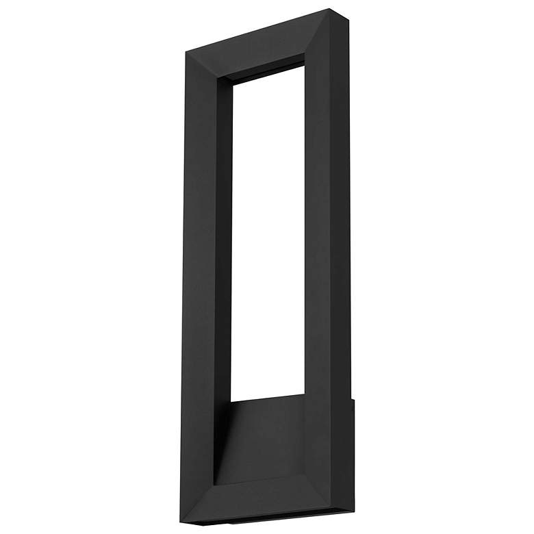 Image 2 Alteck Paletto 28" High Sand Black LED Wall Sconce more views