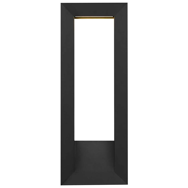 Image 3 Alteck Paletto 28" High Sand Black LED Wall Sconce more views