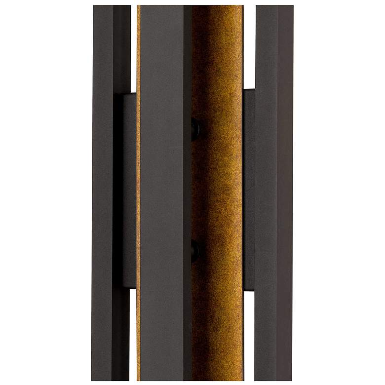 Image 5 Alteck Panels 26 1/4" High Dark Bronze LED Wall Sconce more views