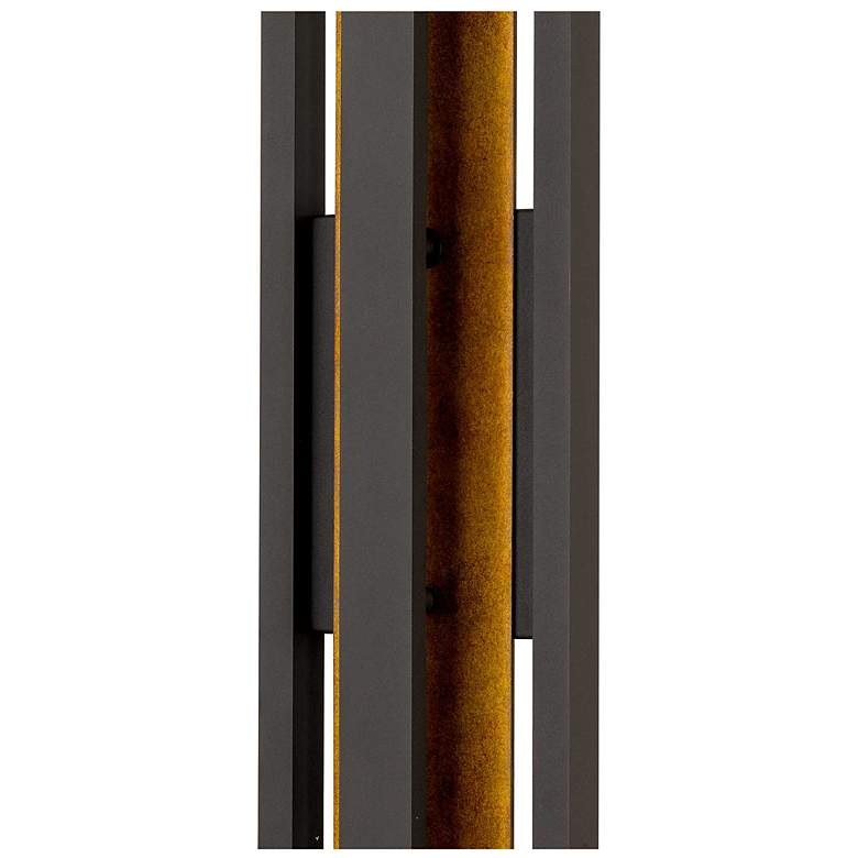 Image 5 Alteck Panels 32 1/4" High Dark Bronze LED Wall Sconce more views