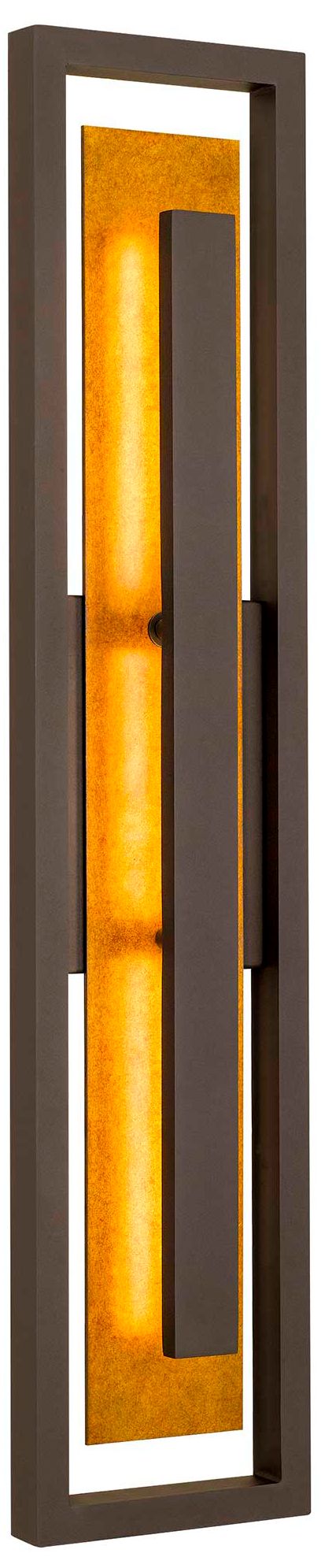 Alteck Panels 32 1/4" High Dark Bronze LED Wall Sconce