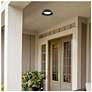 6_Alteck Pez 11" Sand Black LED Flush Mount more views