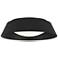 Alteck Pez 15" Sand Black LED Flush Mount