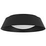 2_Alteck Pez 15" Sand Black LED Flush Mount more views
