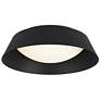 4_Alteck Pez 15" Sand Black LED Flush Mount more views