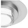 5_Alteck Plate Round 12" Brushed Stainless Steel LED Flush Mount more views