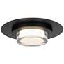 1_Alteck Plate Round 12" Sand Black LED Flush Mount