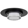 2_Alteck Plate Round 12" Sand Black LED Flush Mount more views