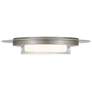 2_Alteck Plate Round 16" Brushed Stainless Steel LED Flush Mount more views