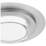 3_Alteck Plate Round 16" Brushed Stainless Steel LED Flush Mount more views