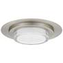 5_Alteck Plate Round 16" Brushed Stainless Steel LED Flush Mount more views
