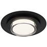 3_Alteck Plate Round 16" Sand Black LED Flush Mount more views