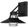 2_Alteck Radiant 10 1/2" High Sand Black LED Wall Sconce more views