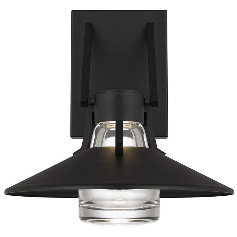 Image 3 Alteck Radiant 10 1/2" High Sand Black LED Wall Sconce more views