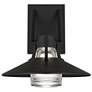 3_Alteck Radiant 10 1/2" High Sand Black LED Wall Sconce more views