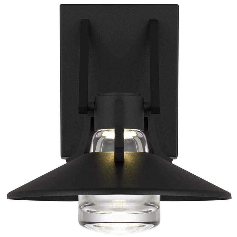 Image 3 Alteck Radiant 9" High Sand Black LED Wall Sconce more views