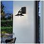 6_Alteck Radiant 9" High Sand Black LED Wall Sconce more views