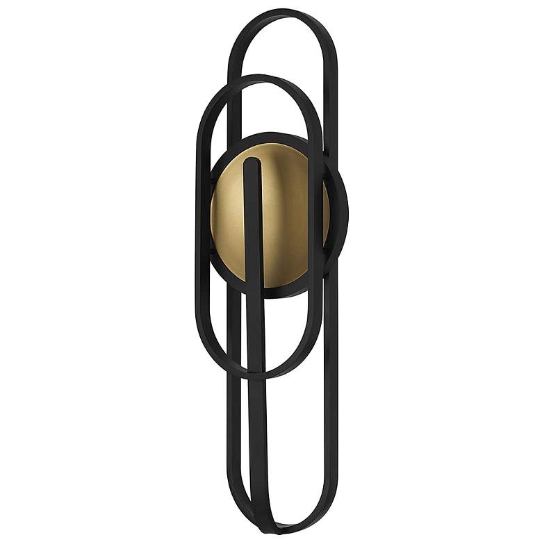 Image 2 Alteck Raymond 30" High Sand Black LED Wall Sconce more views
