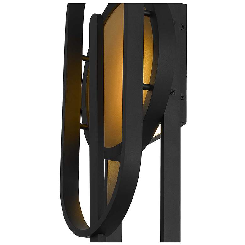 Image 5 Alteck Raymond 30" High Sand Black LED Wall Sconce more views