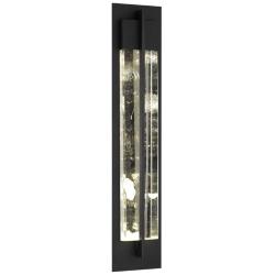 Alteck Rivera 32" High Sand Black LED Wall Sconce