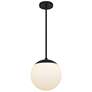 1_Alteck Rondure 10" Sand Black LED Pendant