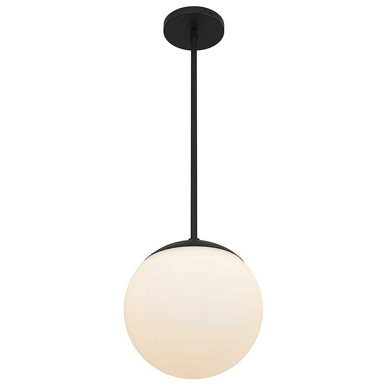 Image 3 Alteck Rondure 10" Sand Black LED Pendant more views