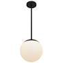 3_Alteck Rondure 10" Sand Black LED Pendant more views