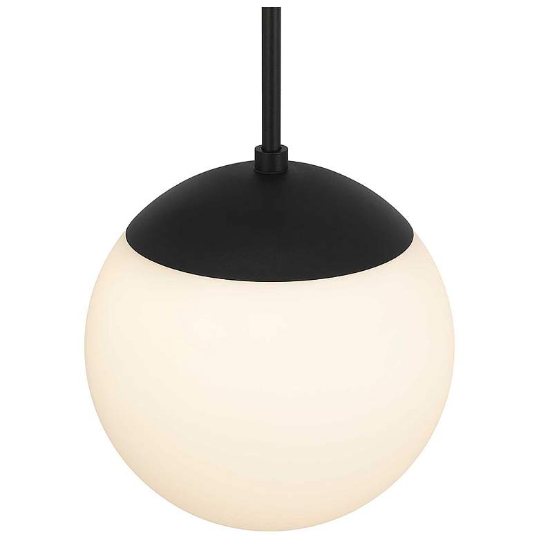 Image 5 Alteck Rondure 10" Sand Black LED Pendant more views